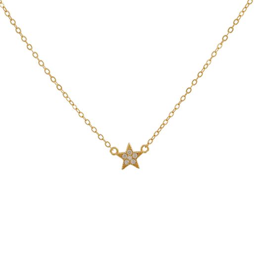 Collar Estrella Bañado en Oro Boaz Joyas | Paris.cl