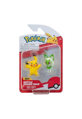 Figura Pokemon Pikachu y Sprigatito,hi-res