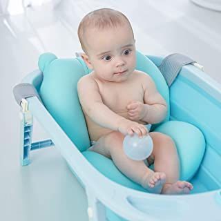 Bebé Bañera plegable Almohadilla de seguridad para bebés Ducha de seguridad  antideslizante Alfombra de red de plástico