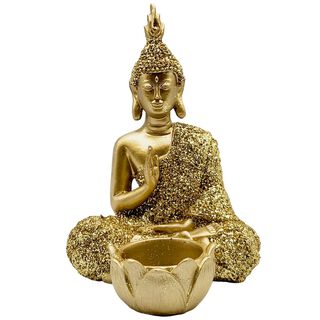 Posa Vela Golden Buda 15cm,hi-res