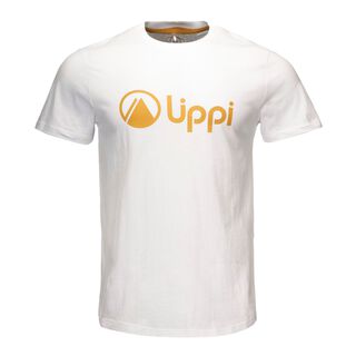 Polera Hombre Logo Lippi UV-Stop T-Shirt Blanco Mostaza Lippi,hi-res