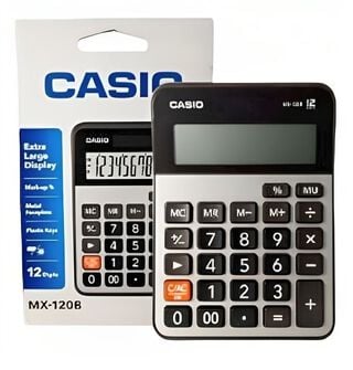 Calculadora Mini Escritorio Casio Mx-120b,hi-res