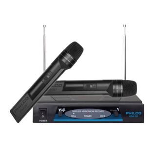 Kit de Micrófonos Inalámbricos Philco Pro WM787 VHF,hi-res