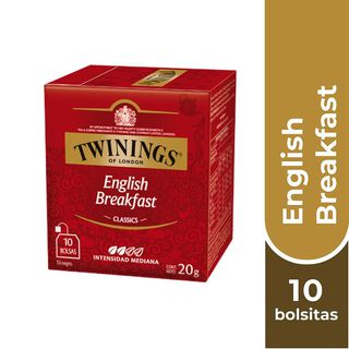 Twinings Té English Breakfast (etiqueta roja) x 10 Bolsitas,hi-res