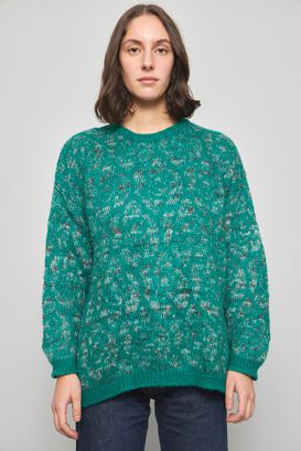 Sweater casual  verde benetton talla M 695,hi-res