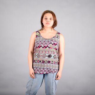 Blusa Mujer Sin Manga Only Poliéster Tribal 42,hi-res