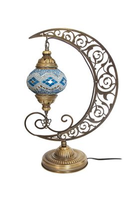 Lámpara turca de mesa Luna celeste,hi-res