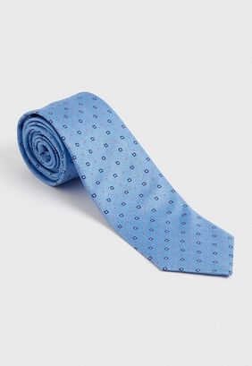 Corbata hombre Formal Luxury Seda Azul,hi-res