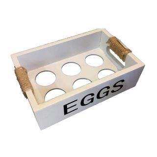 Caja de madera porta Huevos Unico 5x19x13 cm,hi-res