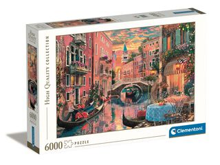 Puzzle 6000 piezas Atardecer en Venecia,hi-res