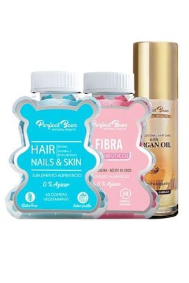 Hair Nail Skin ( Biotina)  + Fibra mas probióticos + Aceite de Argán,hi-res