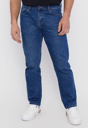 Jeans Hombre Straight Fit Clásico Azul Corona,hi-res