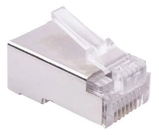 Rj45 Metalico Conector Ethernet  Cat 5 / 20 Unid.,hi-res