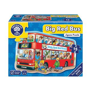 Puzzle Bus Rojo Grande Orchard Toys | Paris.cl