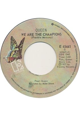 QUEEN - WE WILL ROCK YOU/WE ARE THE CHAMPIONS | 7" SINGLE VINILO USADO,hi-res