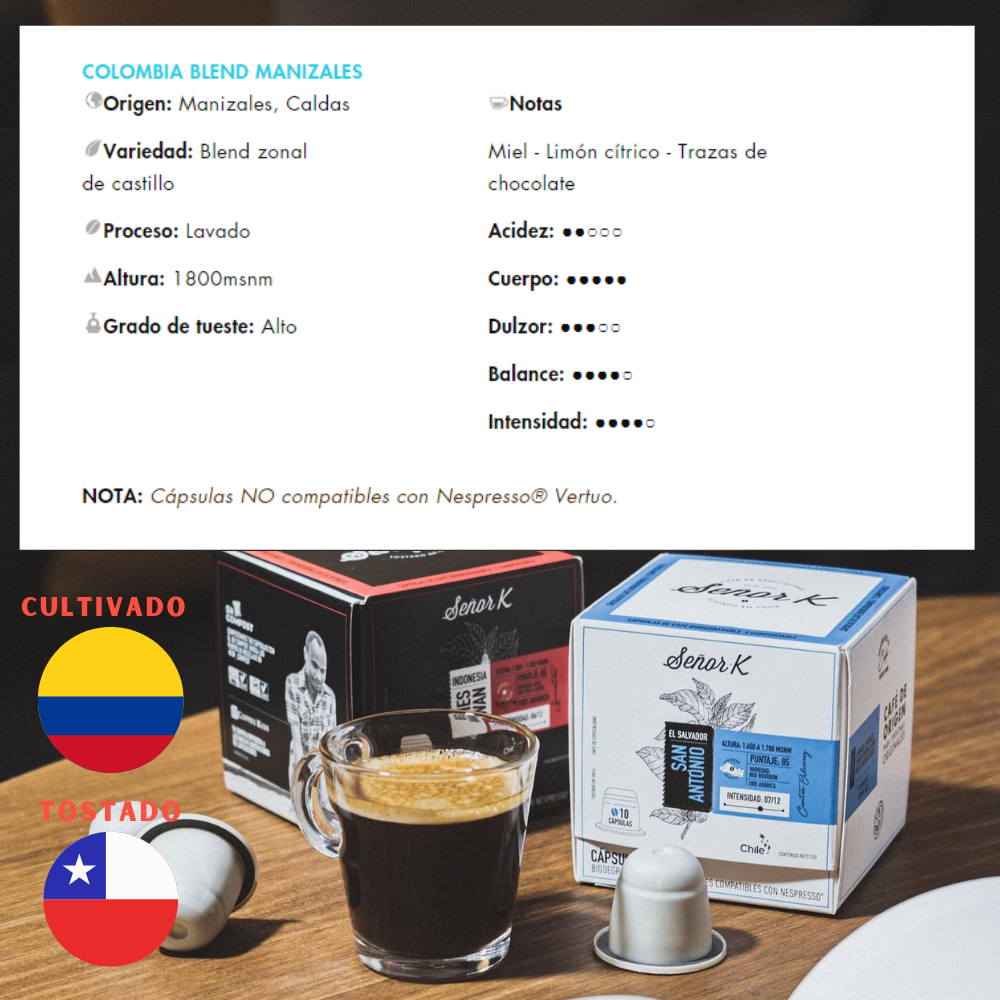 Cápsulas para Nespresso | BLEND Manizales