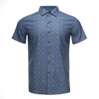 Camisa Hombre One Way Short Sleeve Shirt Print Azul Piedra Lippi,hi-res