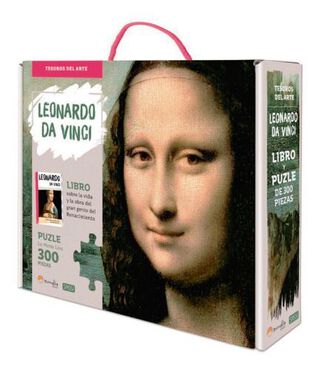 Libro y Puzzle Leonardo Da Vinci - La Monna Lisa,hi-res