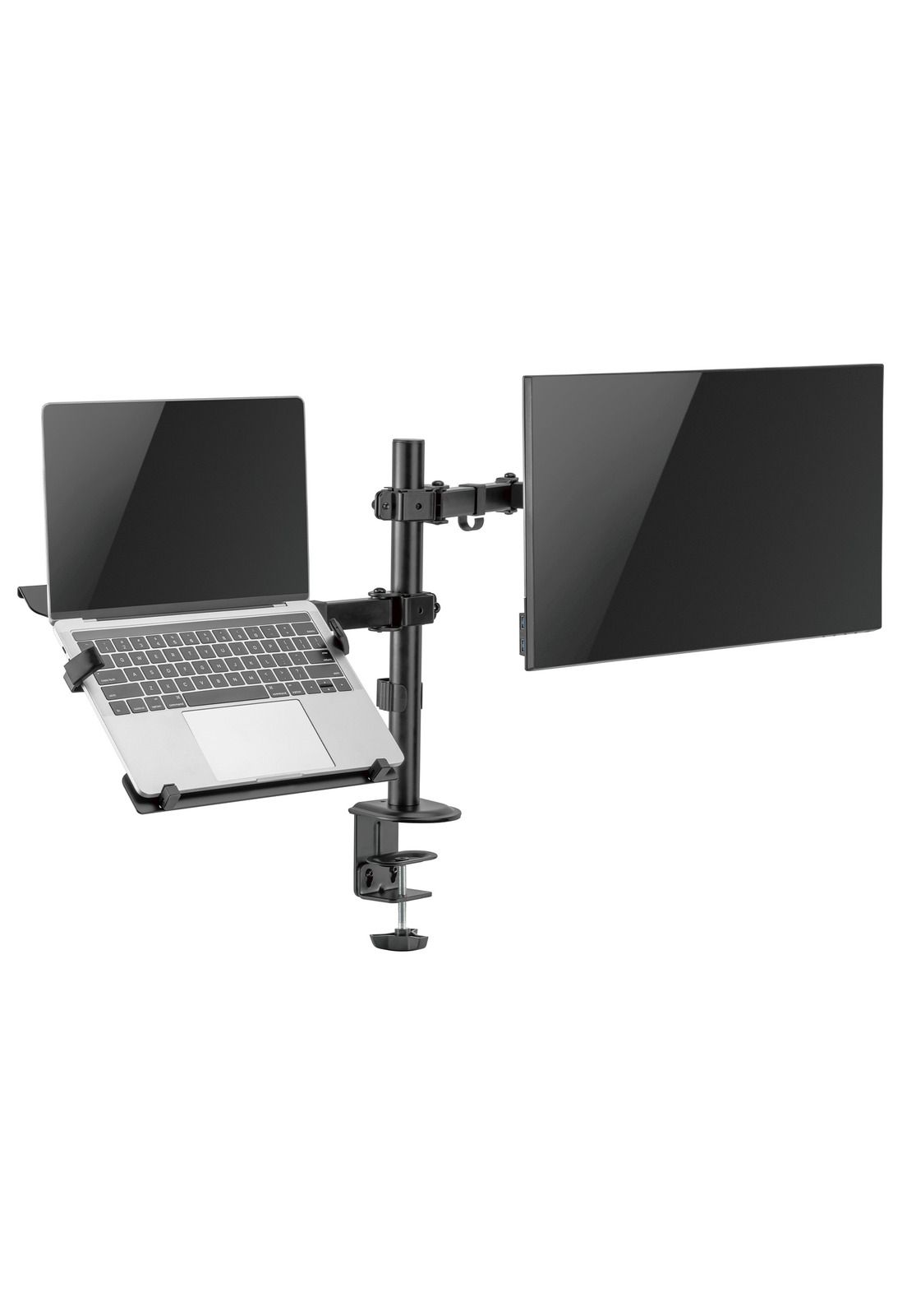 NEWO Soporte Doble 2 Monitor y Notebook brazo escritorio B50